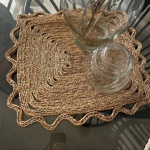 Vintage Rattan Trivet
